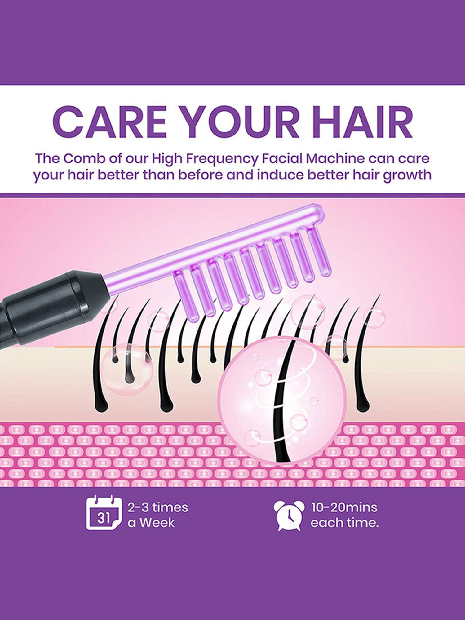 WINSTON Manual Hair Scalp Massager for Hair Growth & Head Massage