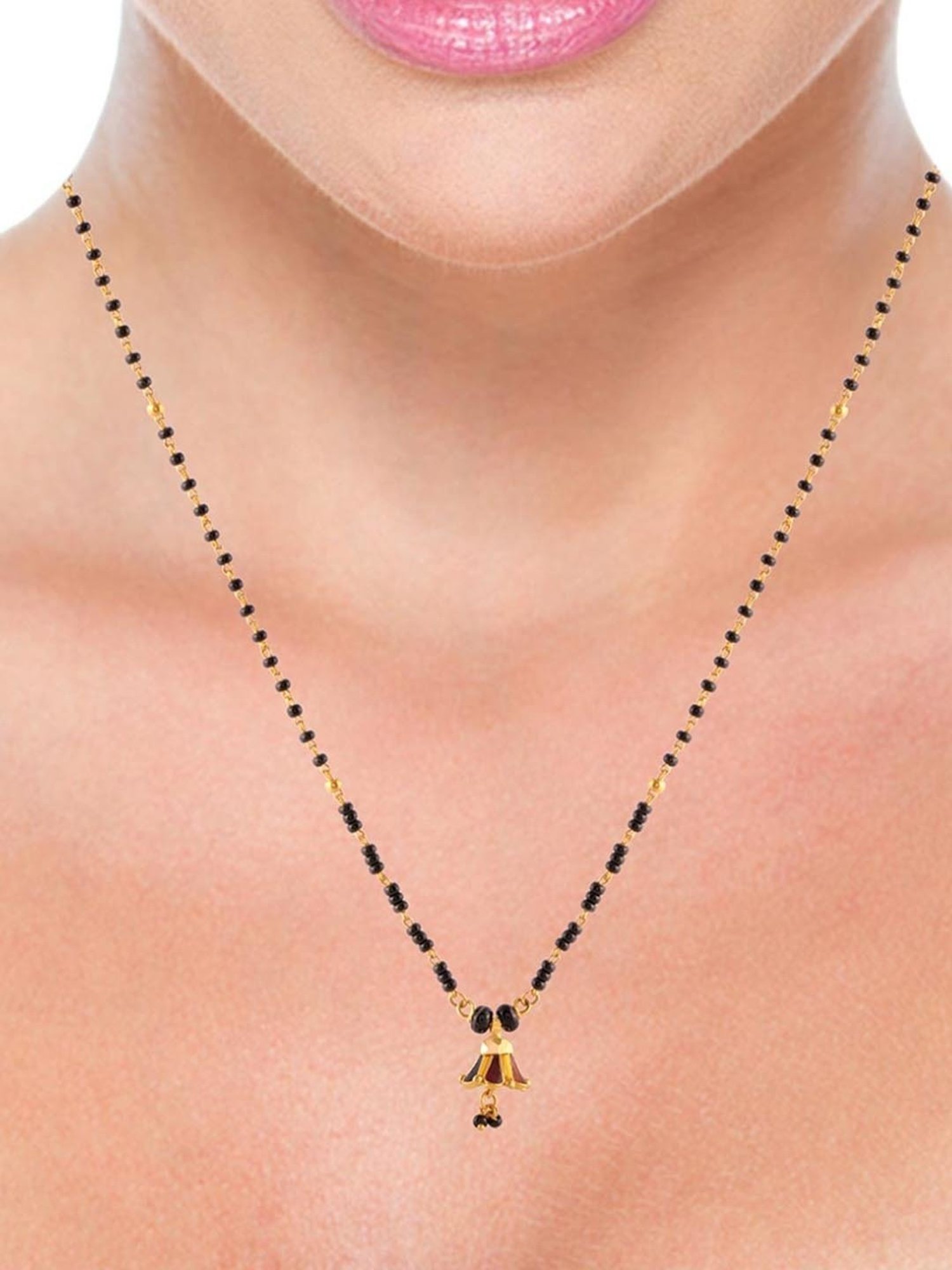 P.N.Gadgil Jewellers Noir Grace 22k Gold Mangalsutra