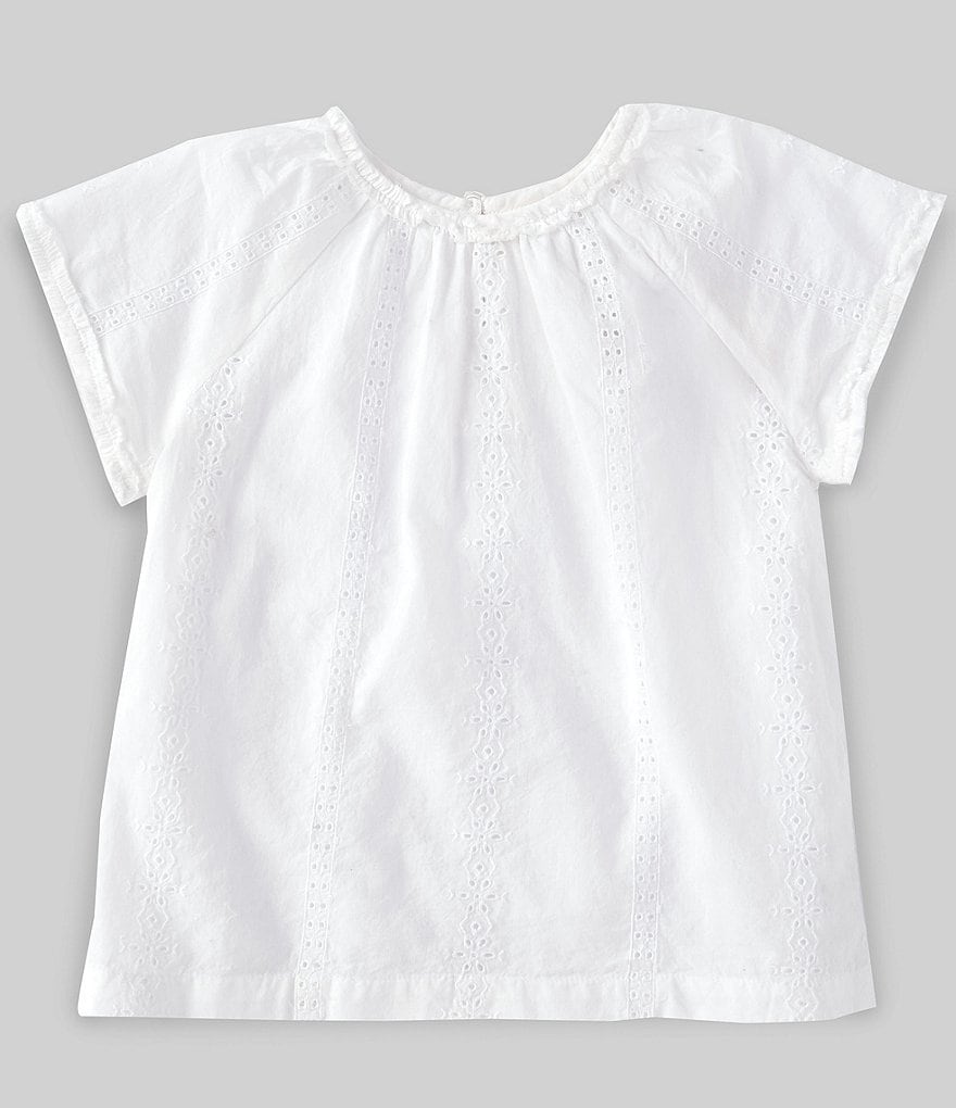 Roller Rabbit Little Girls 2-6 Aoi Eyelet Top
