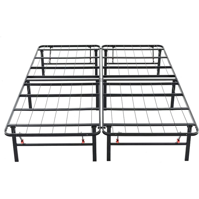Classic Brands Hercules 14 Inch Modern Style Metal Platform Mattress Foundation Bed Frame with 14-Inch Legs and No Box Spring Required, Black, King