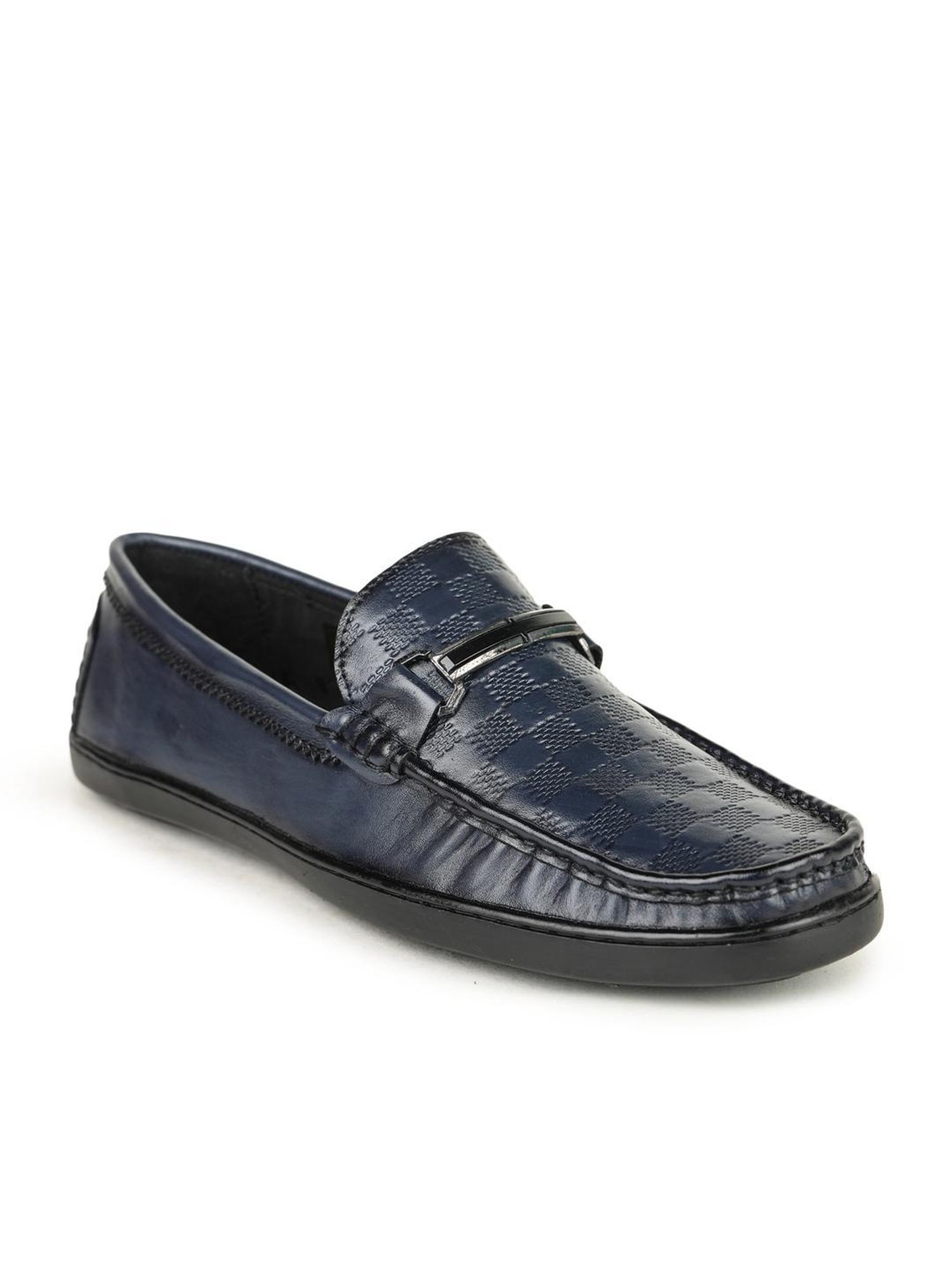 Britmen Men's Blue Casual Loafers