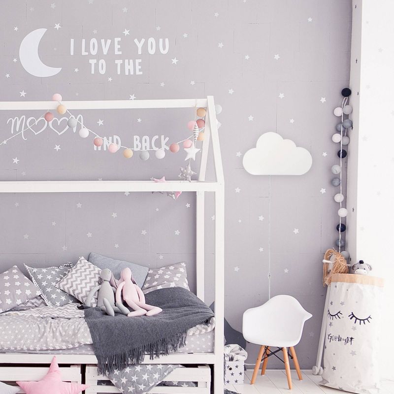 Nimbus 1-Light Matte White Floating Cloud Plug-In Wall Sconce - Novogratz x Globe