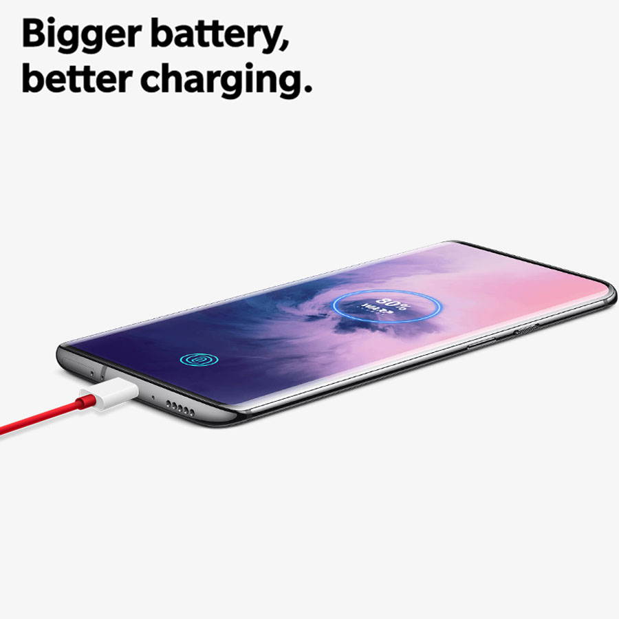 Oneplus 7 Pro 256GB, 8GB, Dual Sim, 6.67 inch 3120x1440P, 48MP Main Lens Triple Camera, Octa Core 2.84GHz.Android 9.0 Snapdragon 855 4000mAh NFC Original Global Version Factory Unlocked