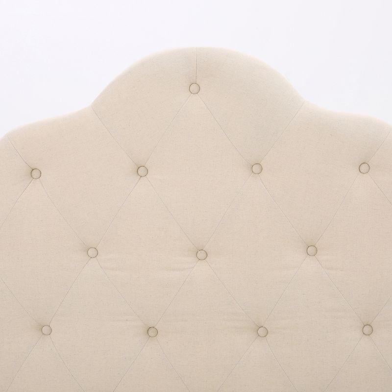 Marlen Tufted Headboard - Full/Queen - Beige - Christopher Knight Home