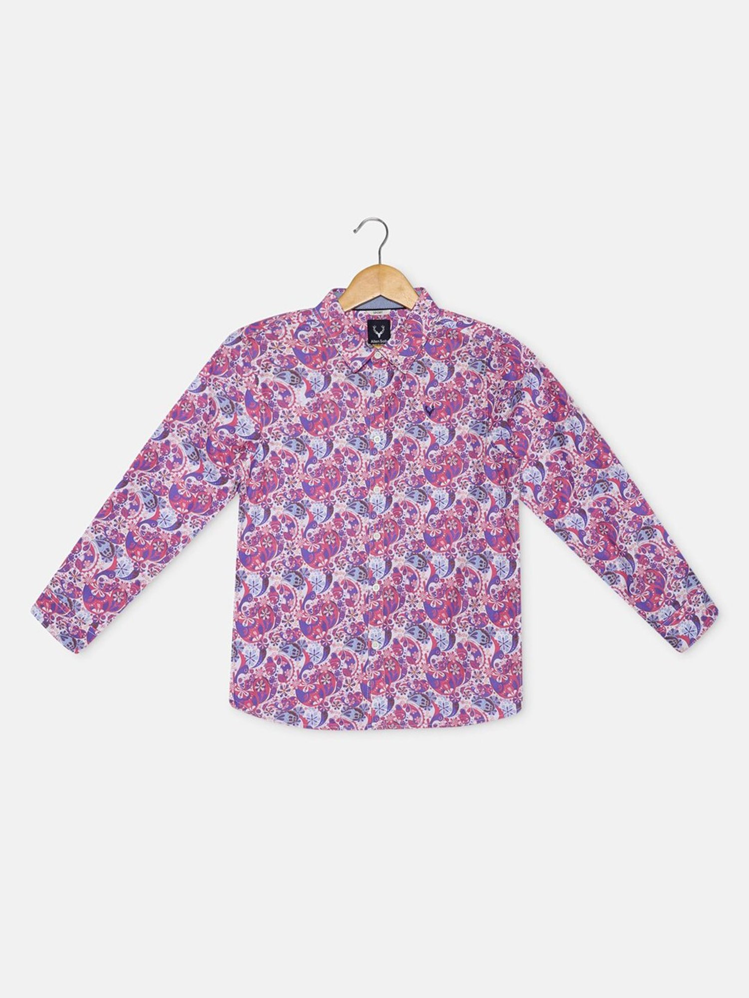 Allen Solly Junior Boys Multicolor Floral Print Shirt