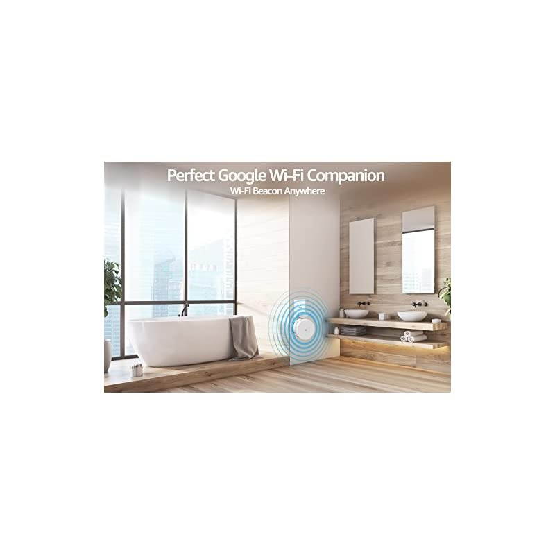 Google WiFi Wall Mount WiFi Accessories for Google Mesh WiFi System and Google WiFi Router Without Messy Wires or Screws White2 Pack