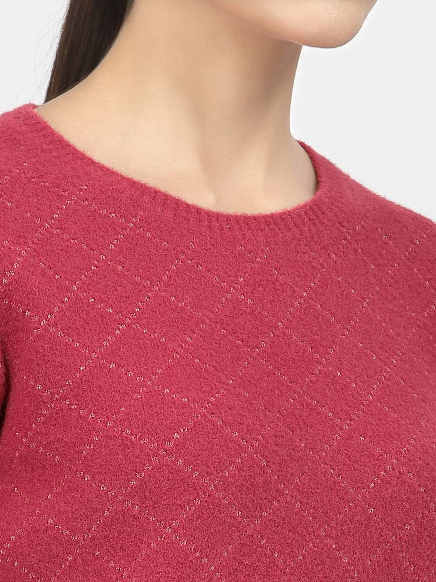 Juelle Wine Check Pullover
