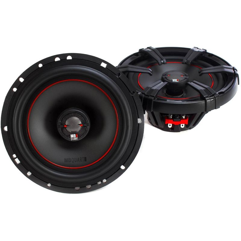 4) MB Quart X-Line 80 Watt 6.5 Inch Coaxial Car Audio Speakers Pair | XK1-116
