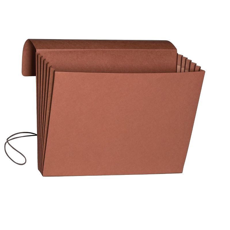 Smead 5 1/4" Accordion Expansion Wallet Legal 15 x 10 Redrope 10/Box 71111