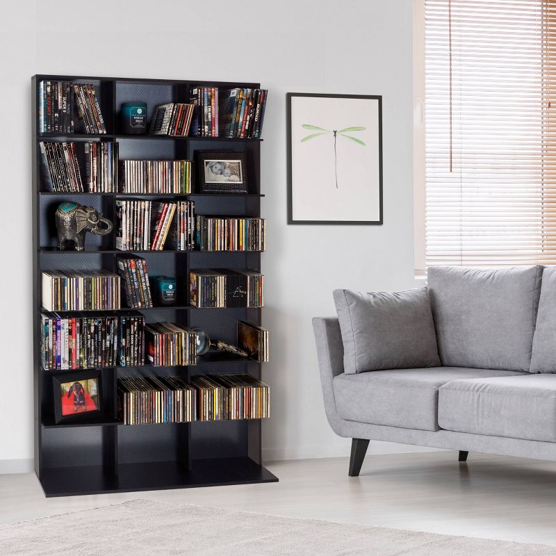 Multimedia Elite Storage Cabinet Medium Black - Atlantic