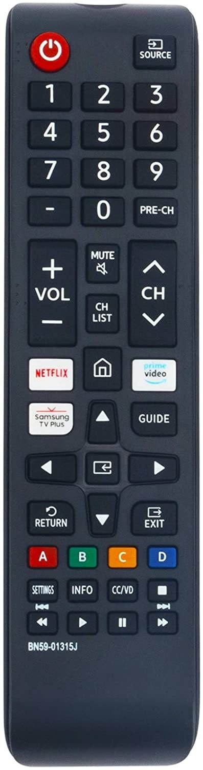 BN59-01315J Remote Control Replacement for Samsung UHD Smart TV UN43TU7000FXZA UN50TU7000FXZA UN50TU700DFXZA UN55TU7000FXZA UN58TU7000FXZA UN65TU7000FXZA UN65TU7000FXZC UN70TU7000FXZA UN75TU7000FXZA