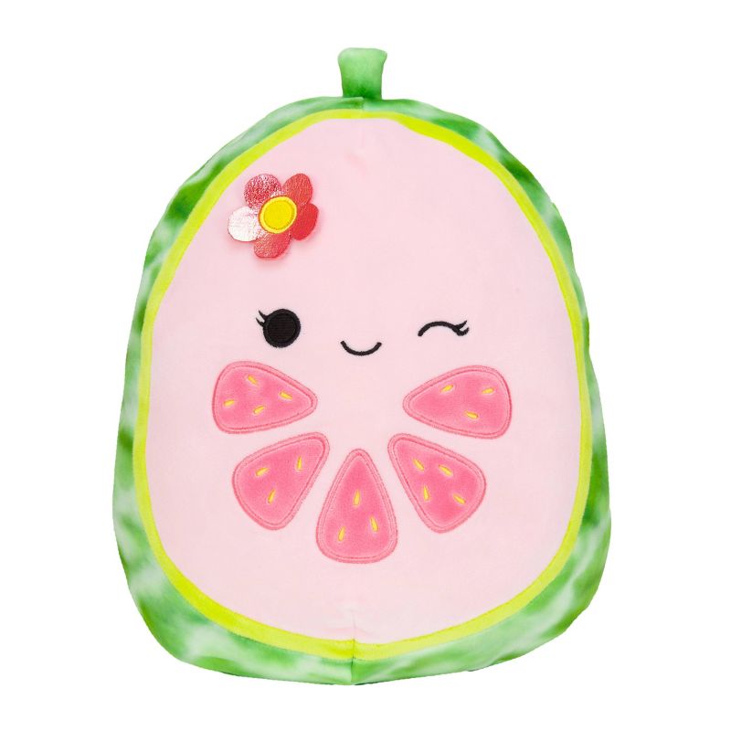 Squishmallows Official Kellytoy Plush 11" Lena the Guava Ultrasoft Stuffed Animal Plush Toy
