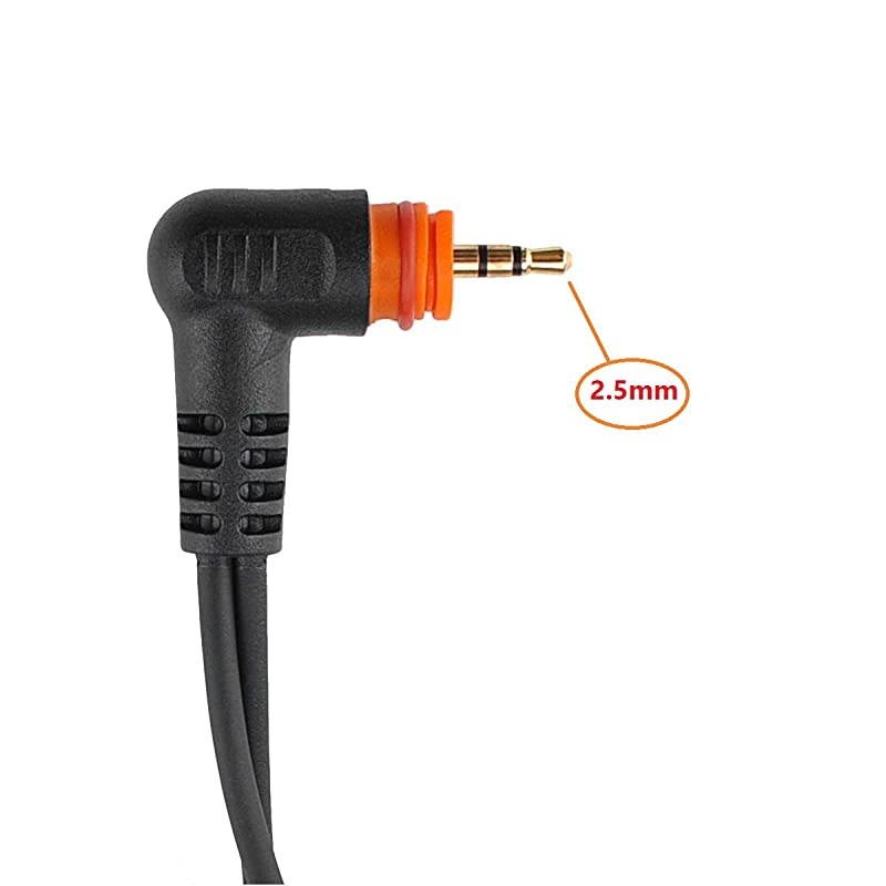 SL300 Single Wire Headset C Shape Swivel EarHook Earpiece Compatible with Motorola 2 Way Radio SL7550 SL1K SL1M