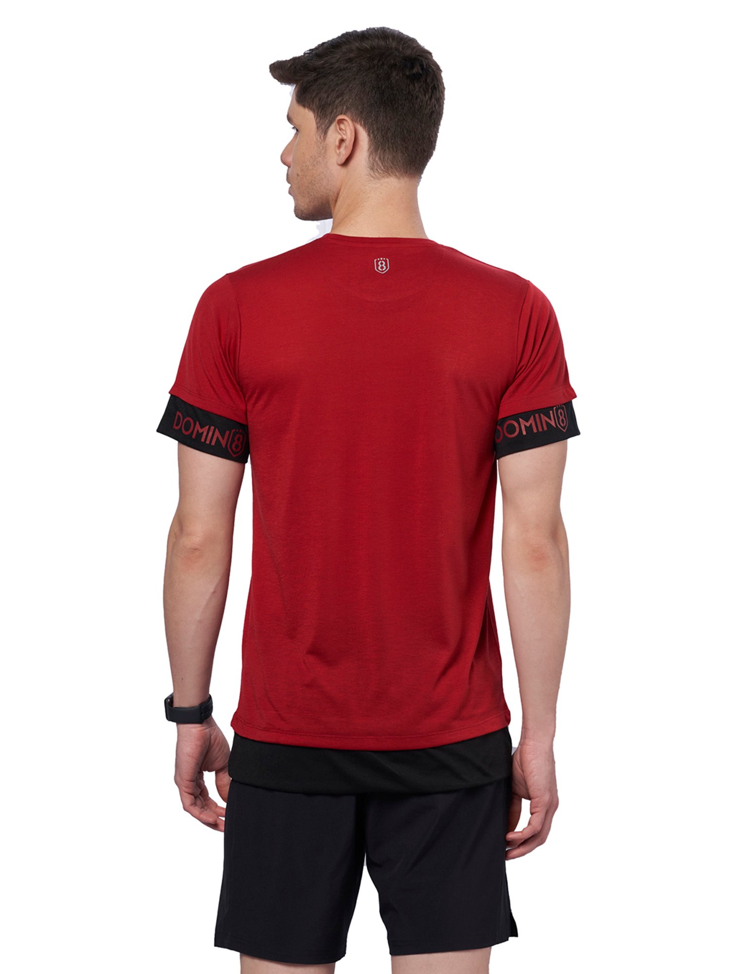 DOMIN8 Men Hd Chest Print Outdoor Oversized T-Shirt