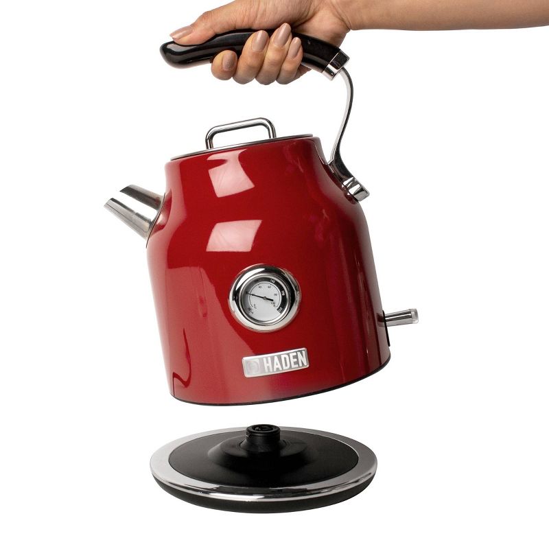 Haden Dorset 1.7L Stainless Steel Electric Kettle - Red
