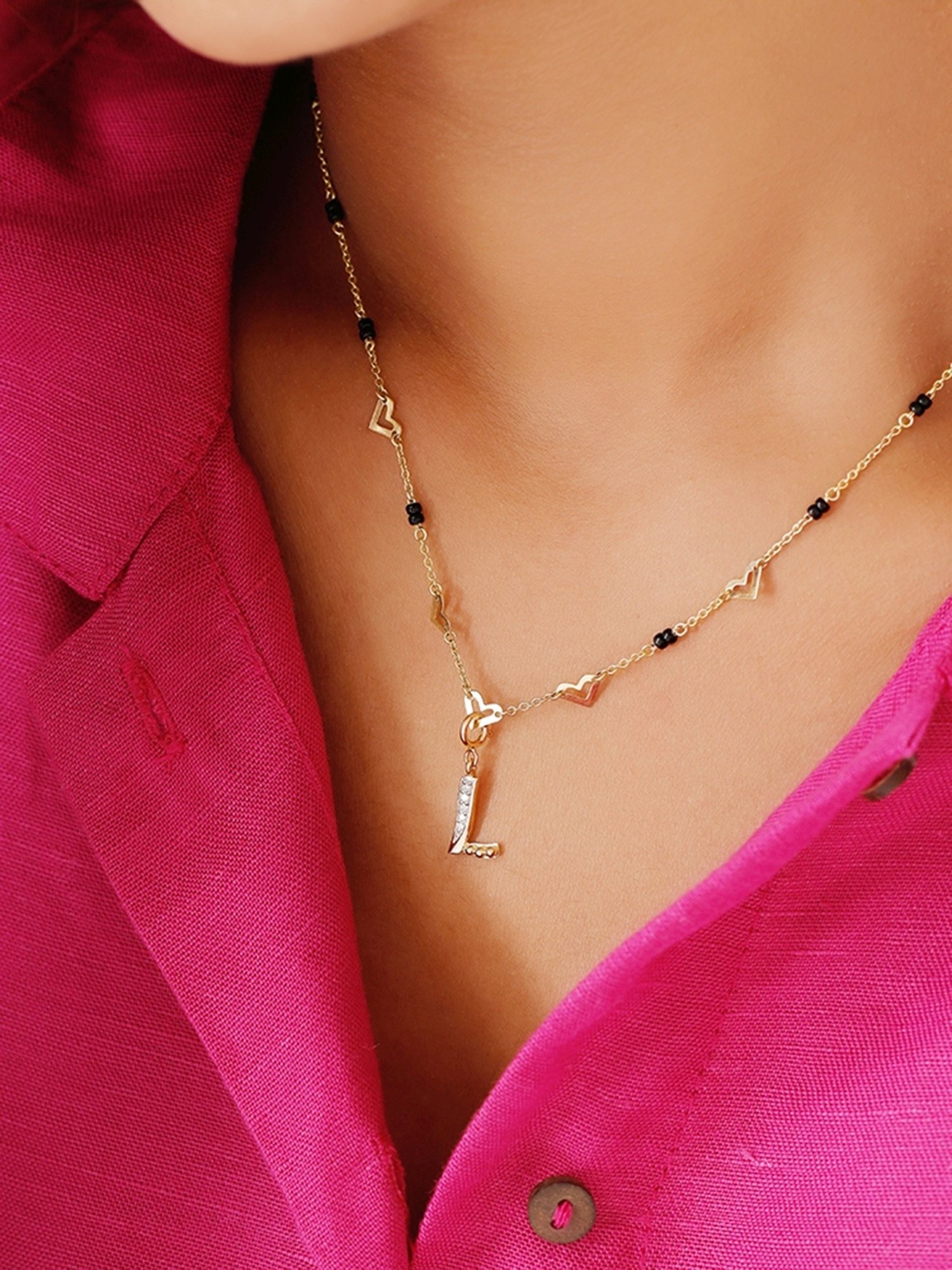 Mia Sutra DIY with Alphabet Charms- L