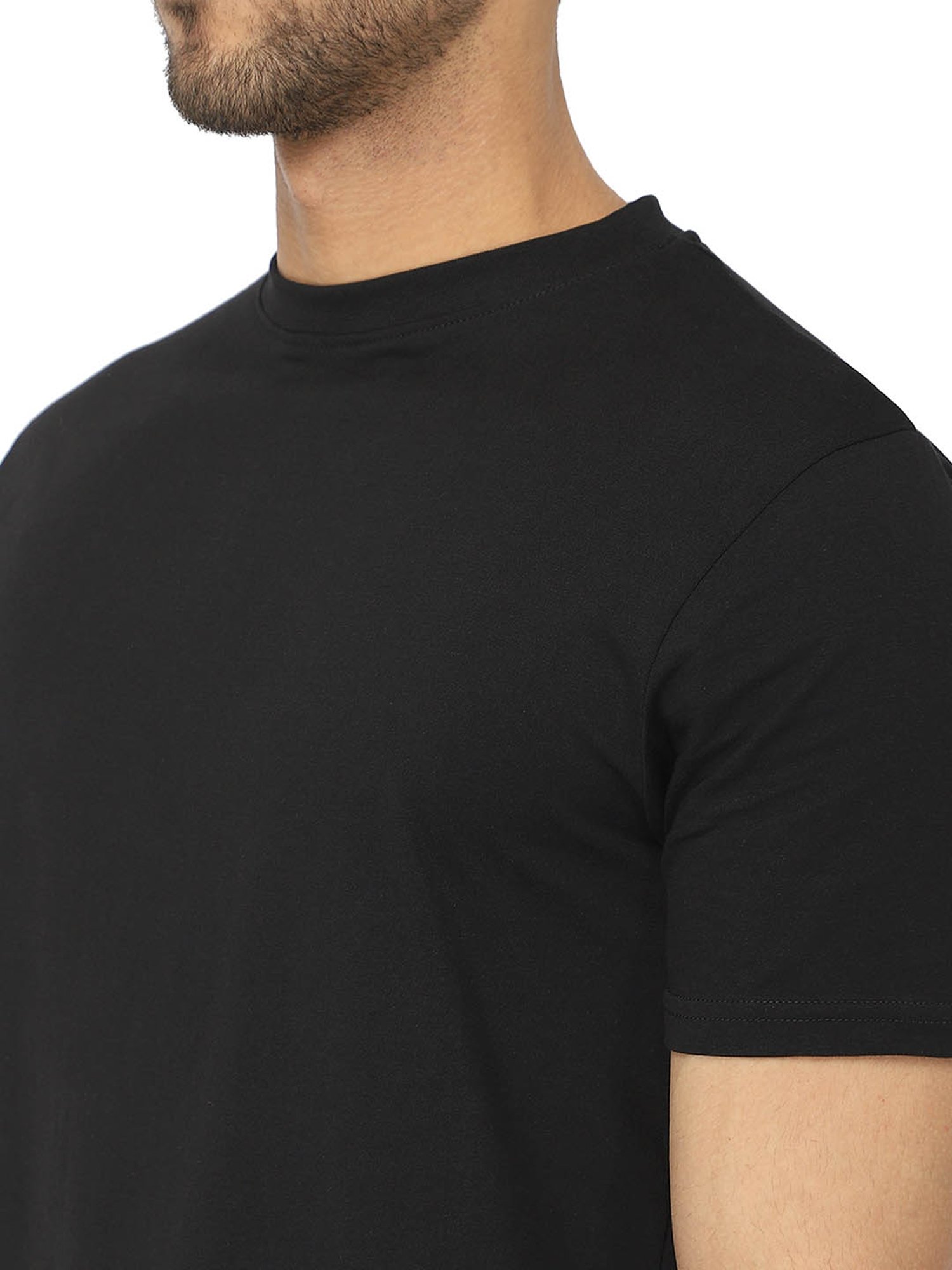 Bodycare Black Regular Fit T-Shirt