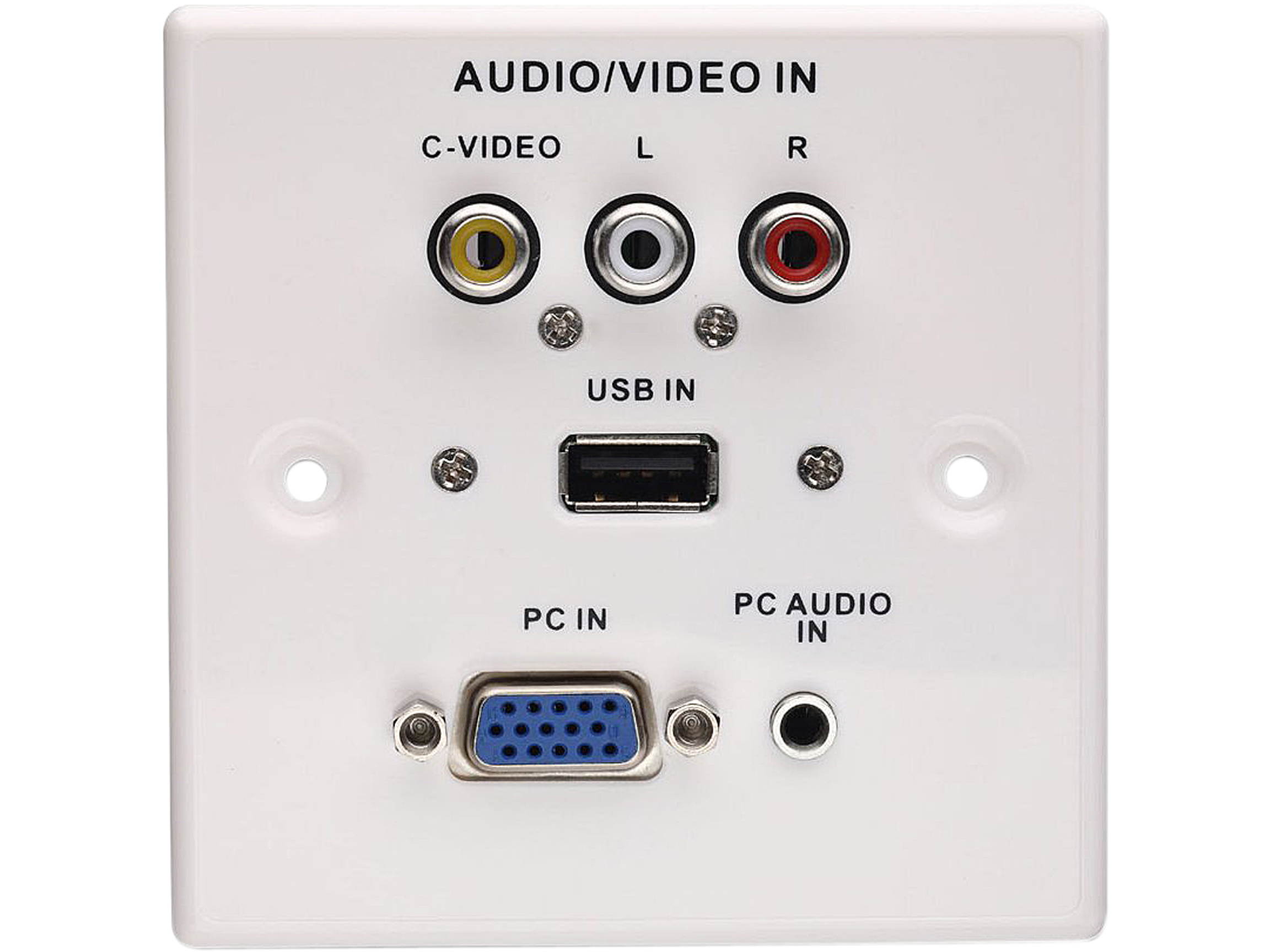 MULTIMED PLASTIC FACEPLATE VGA