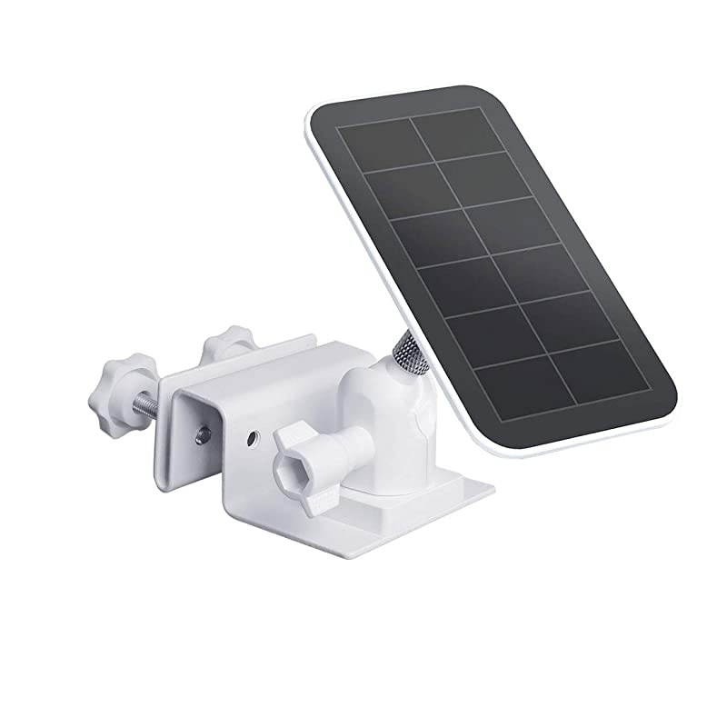 Mount for Arlo Solar Panel/Arlo Pro 3 Solar Panel/Arlo Ultra Solar Panel/Arlo Essential Solar Panel/Arlo Pro 4 Solar Panel/Reolink Solar Panel(1-Pack,White)