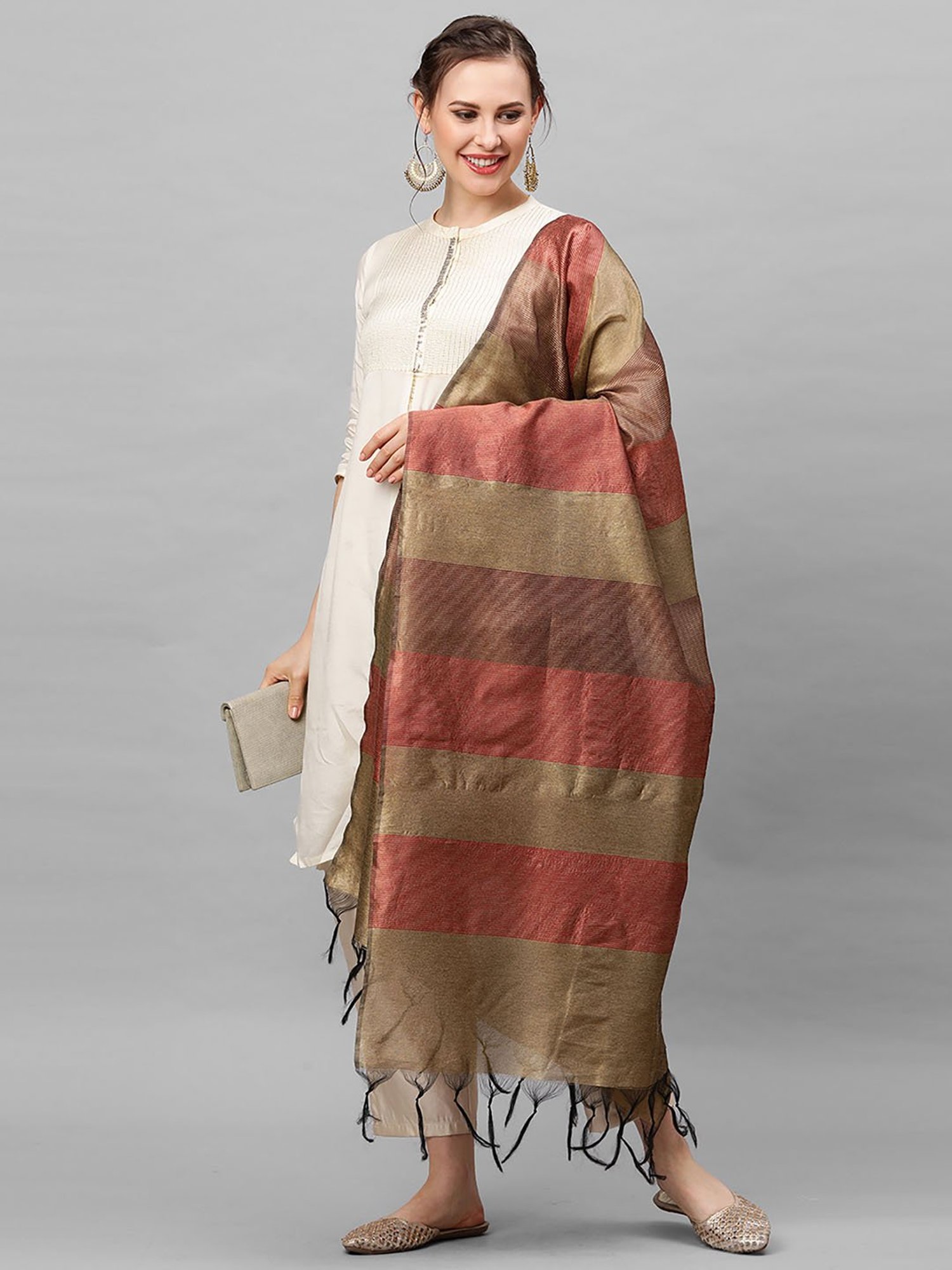 Indo Era Multicolor Dupatta