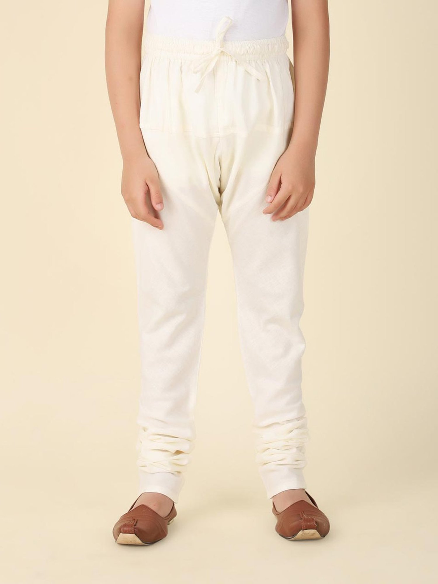 VASTRAMAY Kids Maroon Regular Fit Dhoti