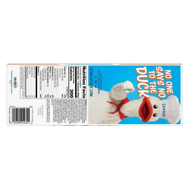 Drake's Cookies & Crème Brownies - 6ct/13.95oz