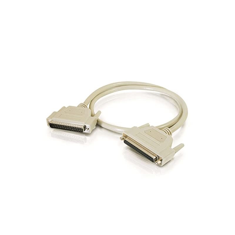 02689 DB37 MF Serial RS232 Extension Cable Beige 6 Feet 182 Meters