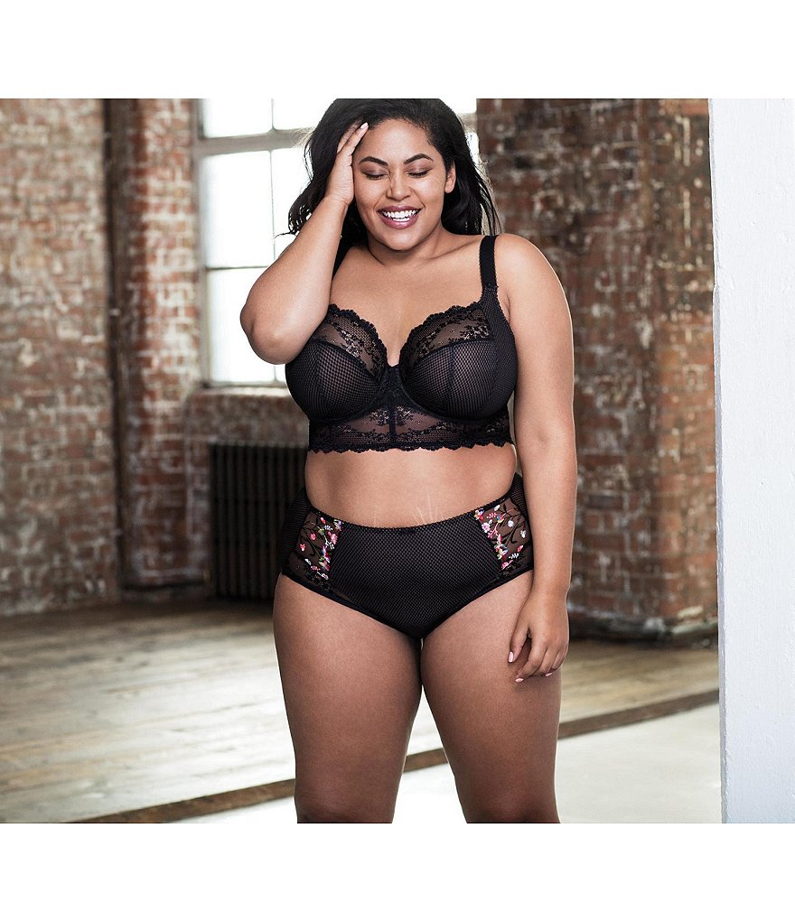 Elomi Charley Diamond Mesh & Lace Bralette