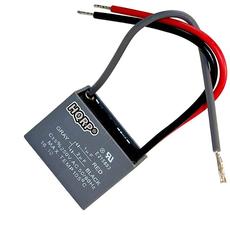 Capacitor fits Hampton Bay Ceiling Fan CBB61 5uf+6uf+7uf 5-Wire UL Listed plus  Coaster
