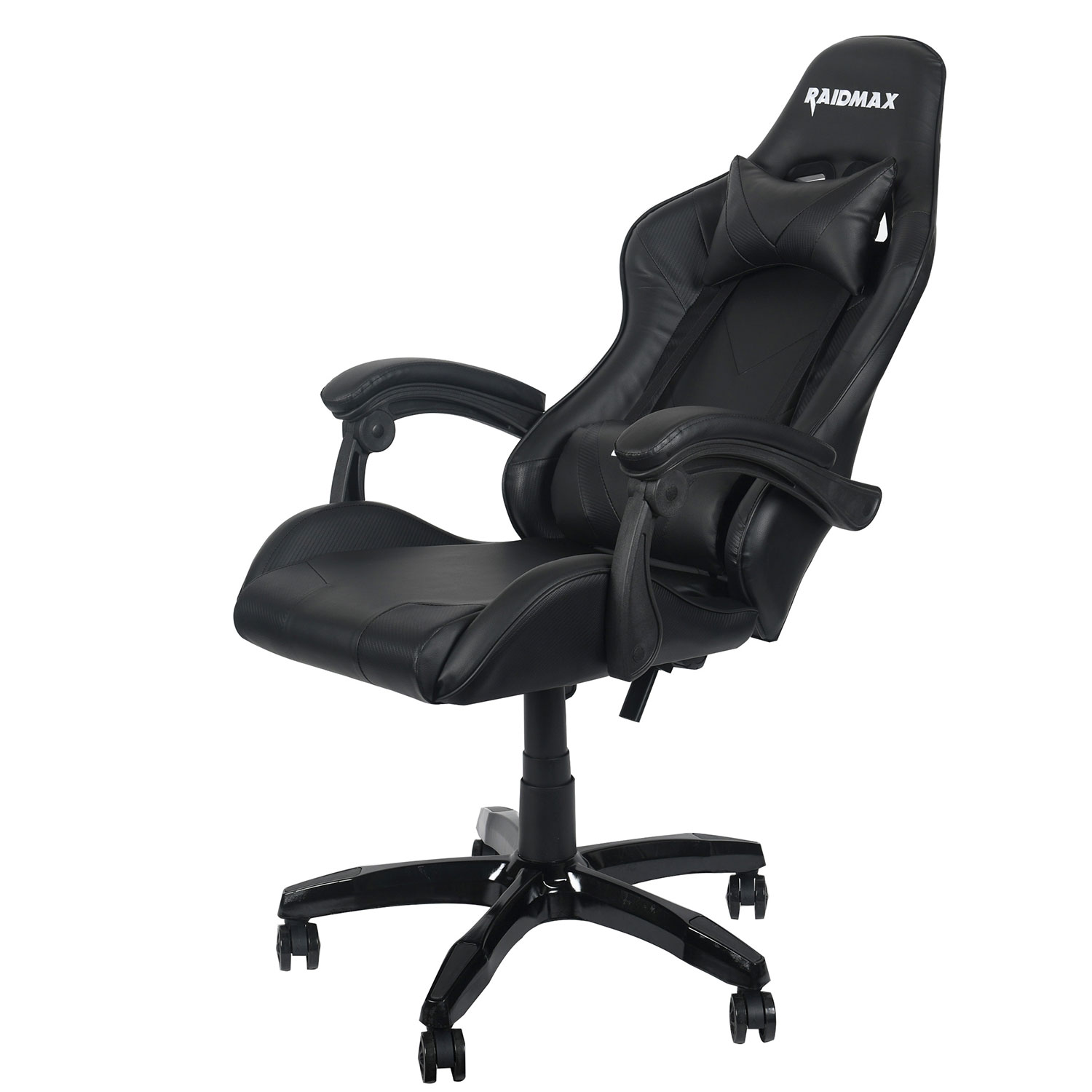 Drakon Gaming Chair Ergonomic Racing Style Pu Leather Bucket Seat, Headrest and Lumber Support