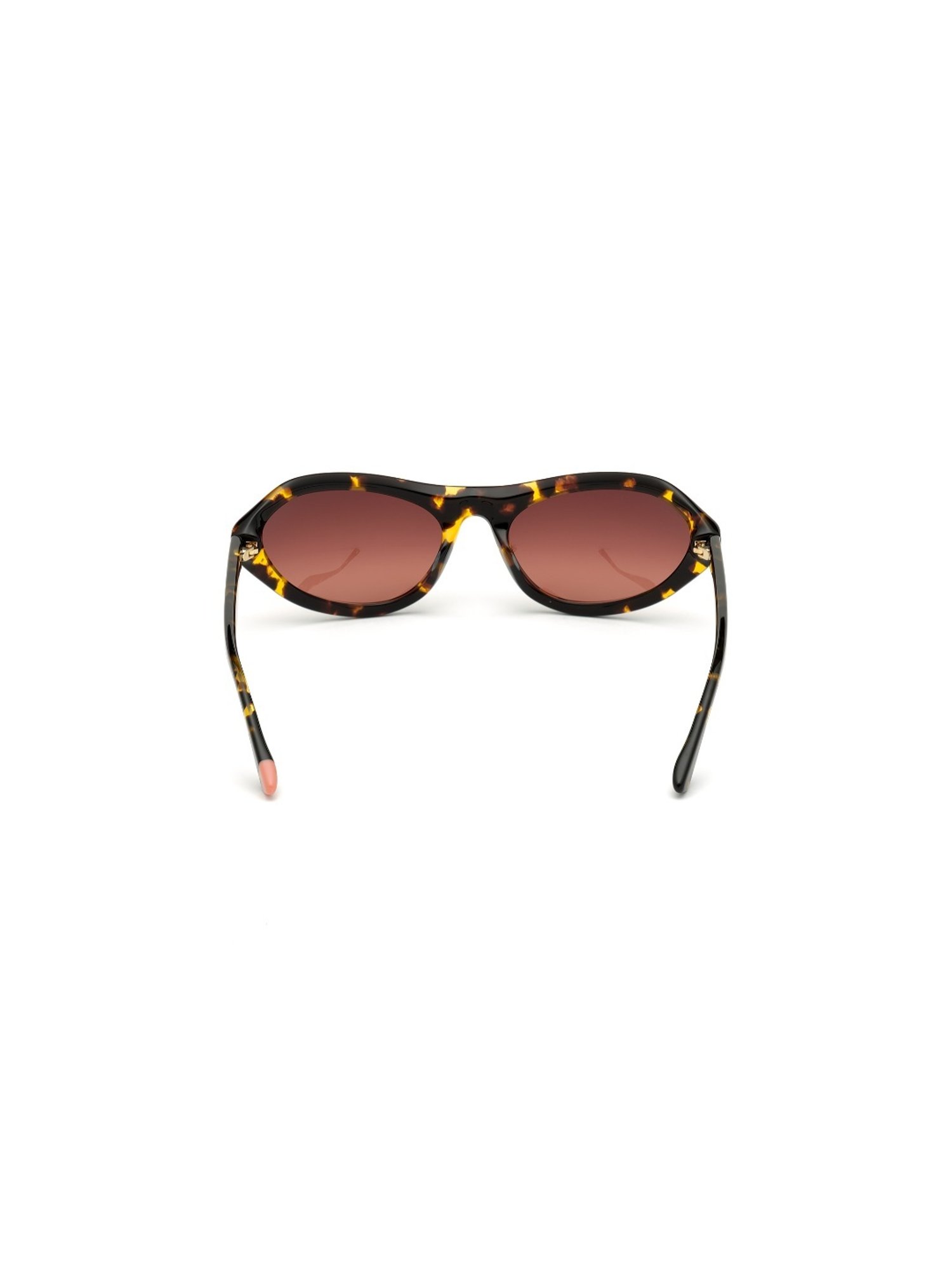 WEB EYEWEAR Brown Oversize Irregular Sunglasses for Women