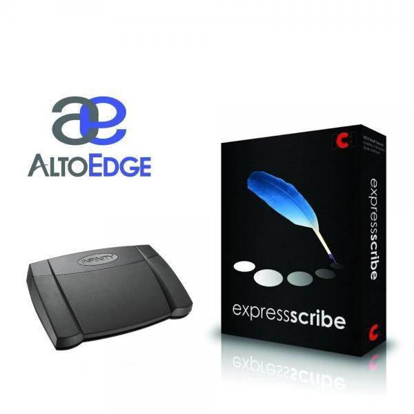 Express Scribe Pro Transcription Software with USB Foot Pedal