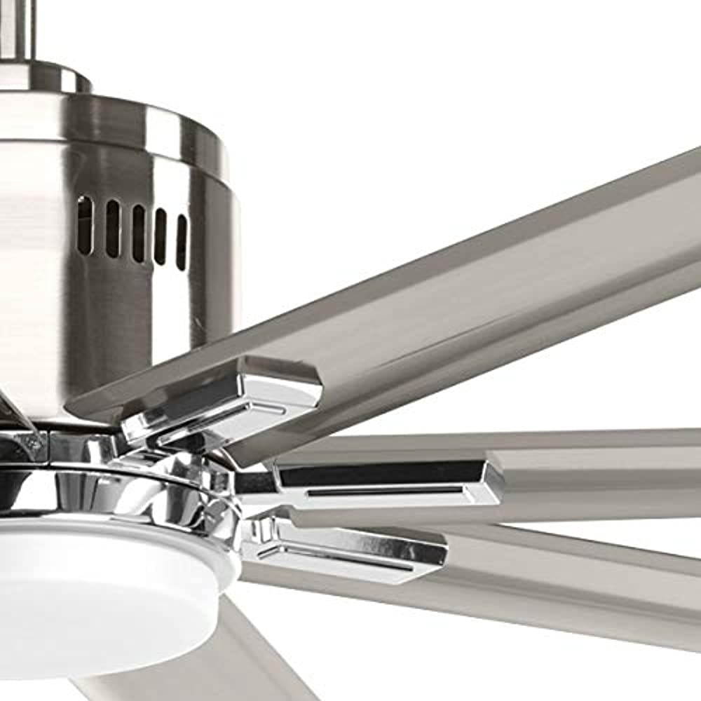 Vast Collection 72-Inch 8-Blade Gray Modern Ceiling Fan