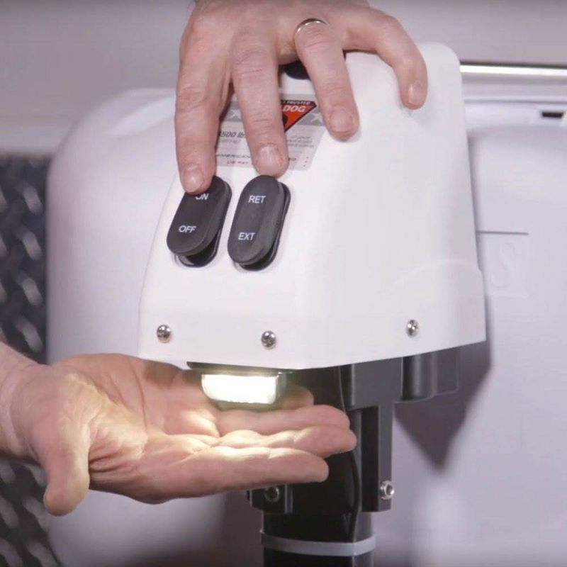 Fulton Bulldog Powered Drive Tongue 3500 Lb Lift Capacity A Frame Trailer Jack