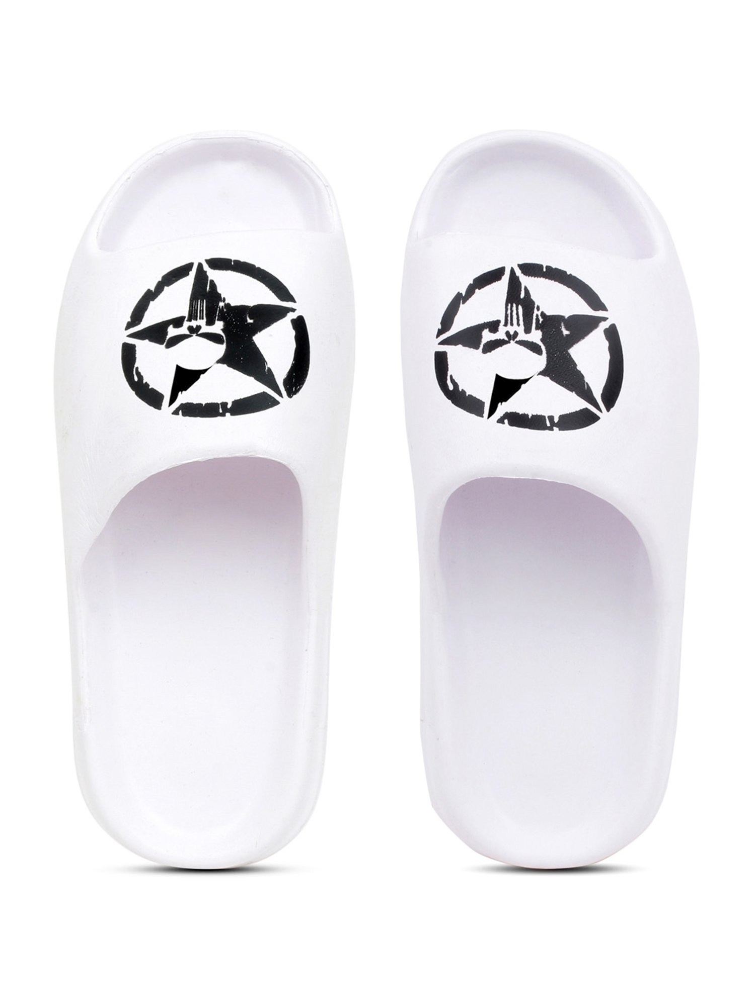 Pampy Angel Men's White Slides