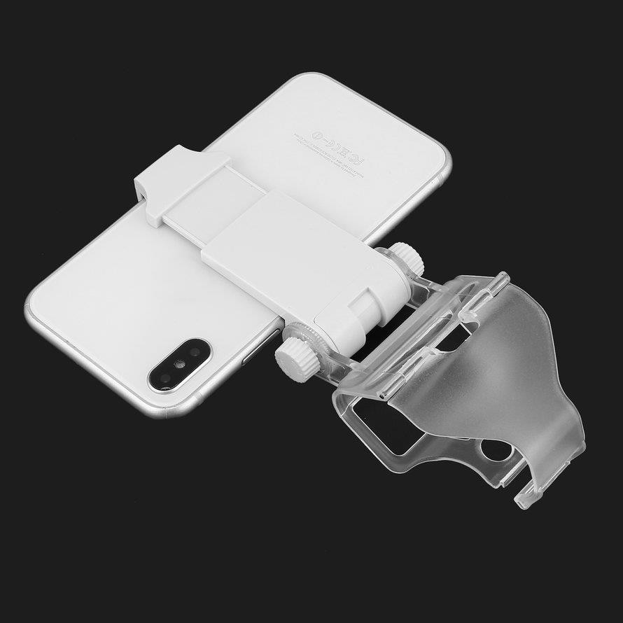 Mobile Phone Clamp Stand Clip Holder for PS4 Game Controller Bracket White