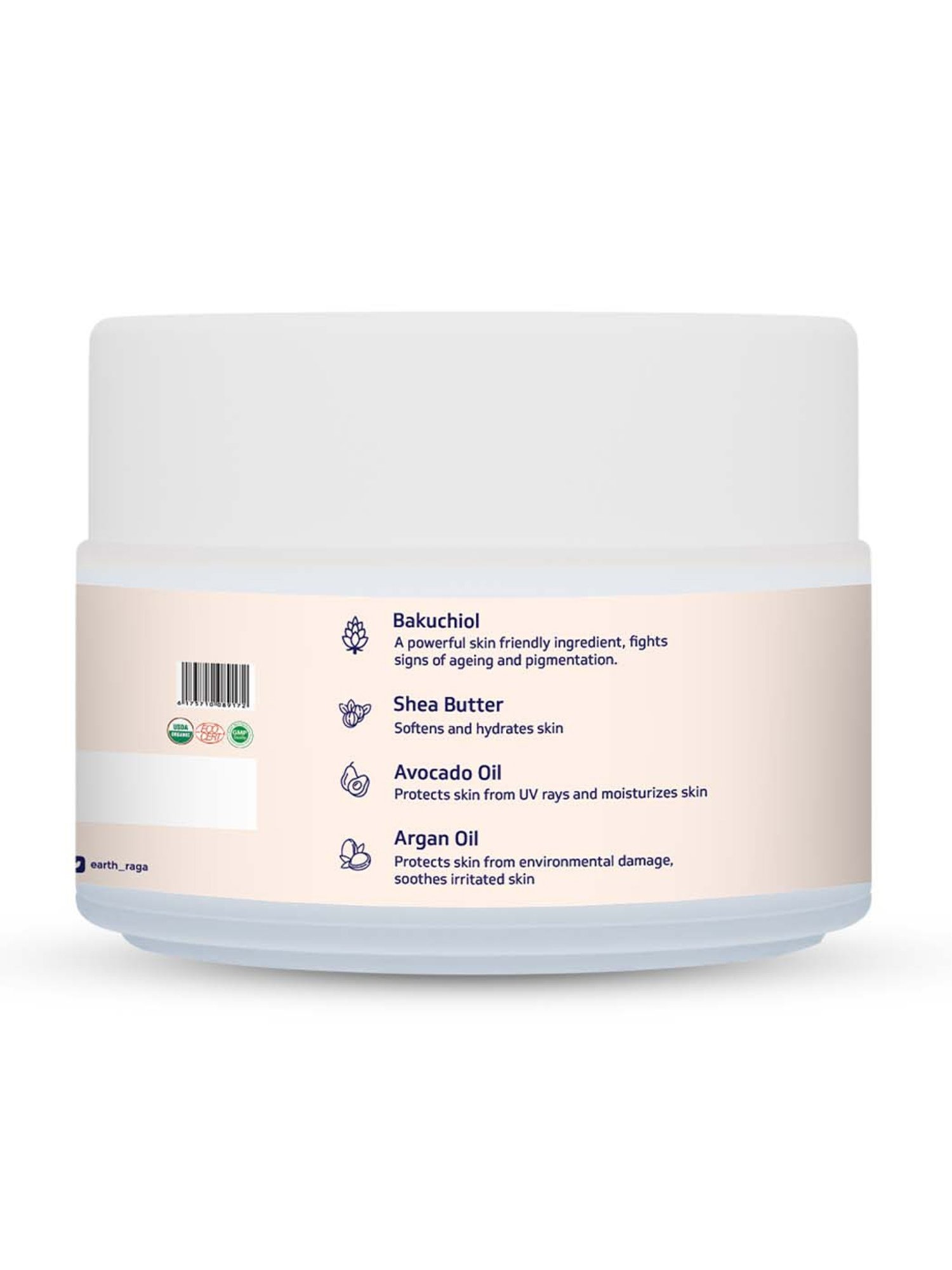 Earthraga Age Defying and Rejuvenating Bakuchiol Day Cream - 100 gm