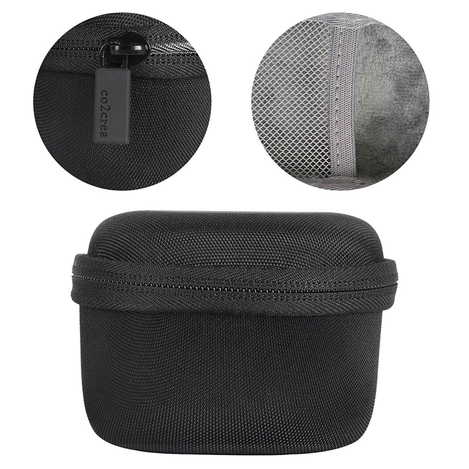 co2crea Hard Travel Case for Sony XB01 Bluetooth Compact Portable Speaker (Black)