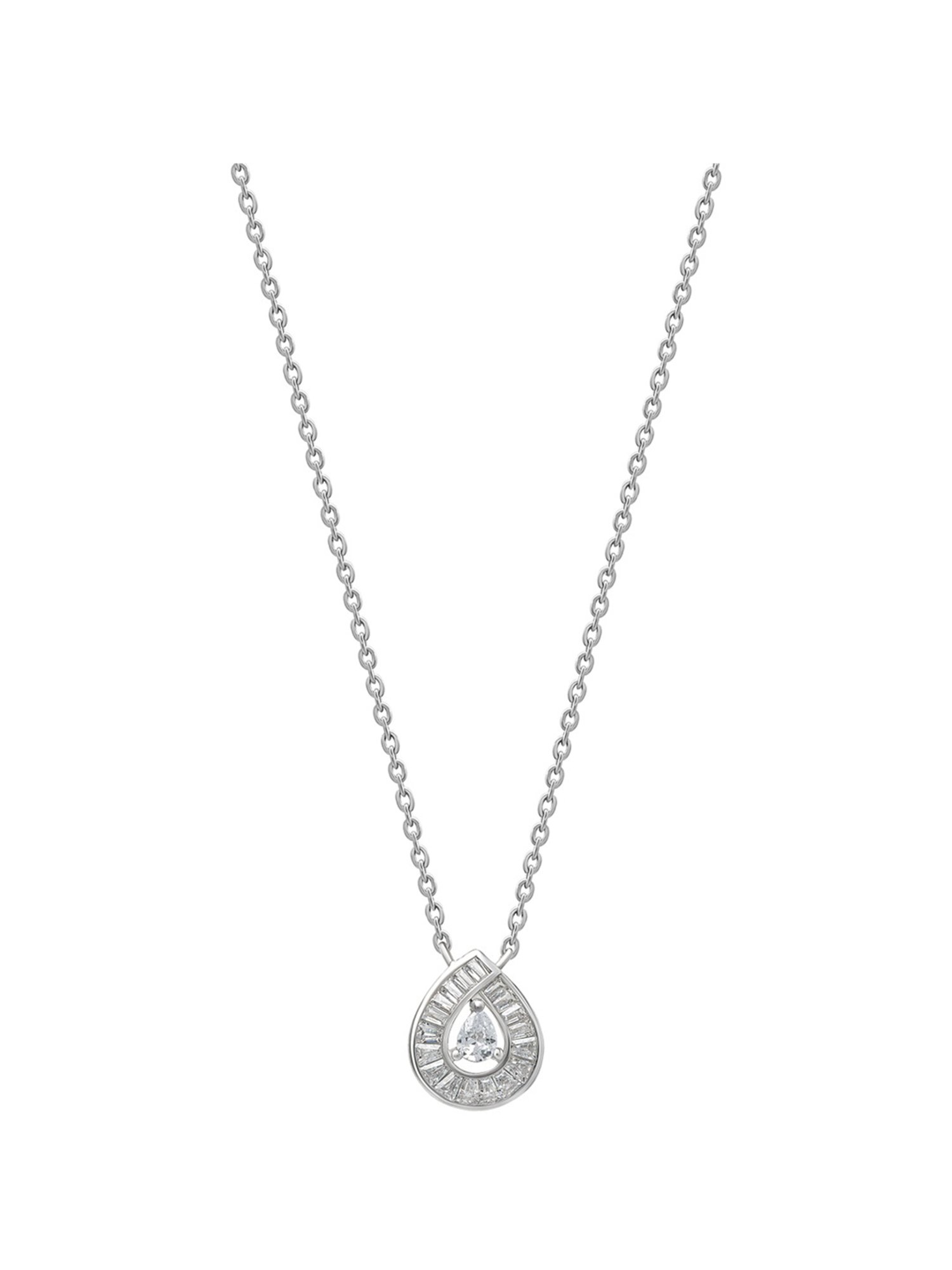 Silberry 92.5 Sterling Silver Princess Diana Necklace
