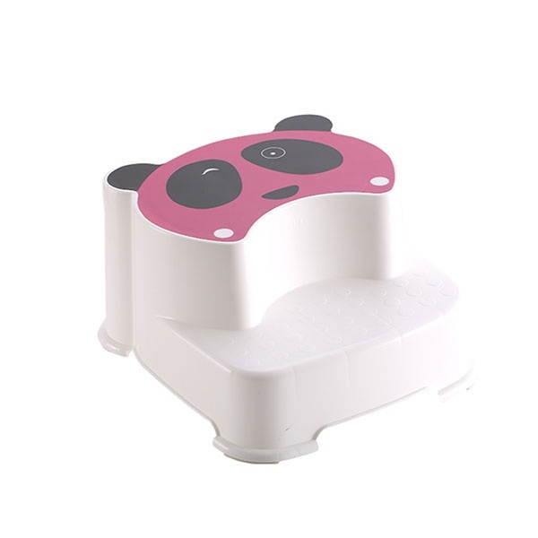 Dear customer: If the product has different styles, colors or models, please Email us after placing the order.Kids Panada Double Ottoman Stool Children Multifunction Plastic Chair