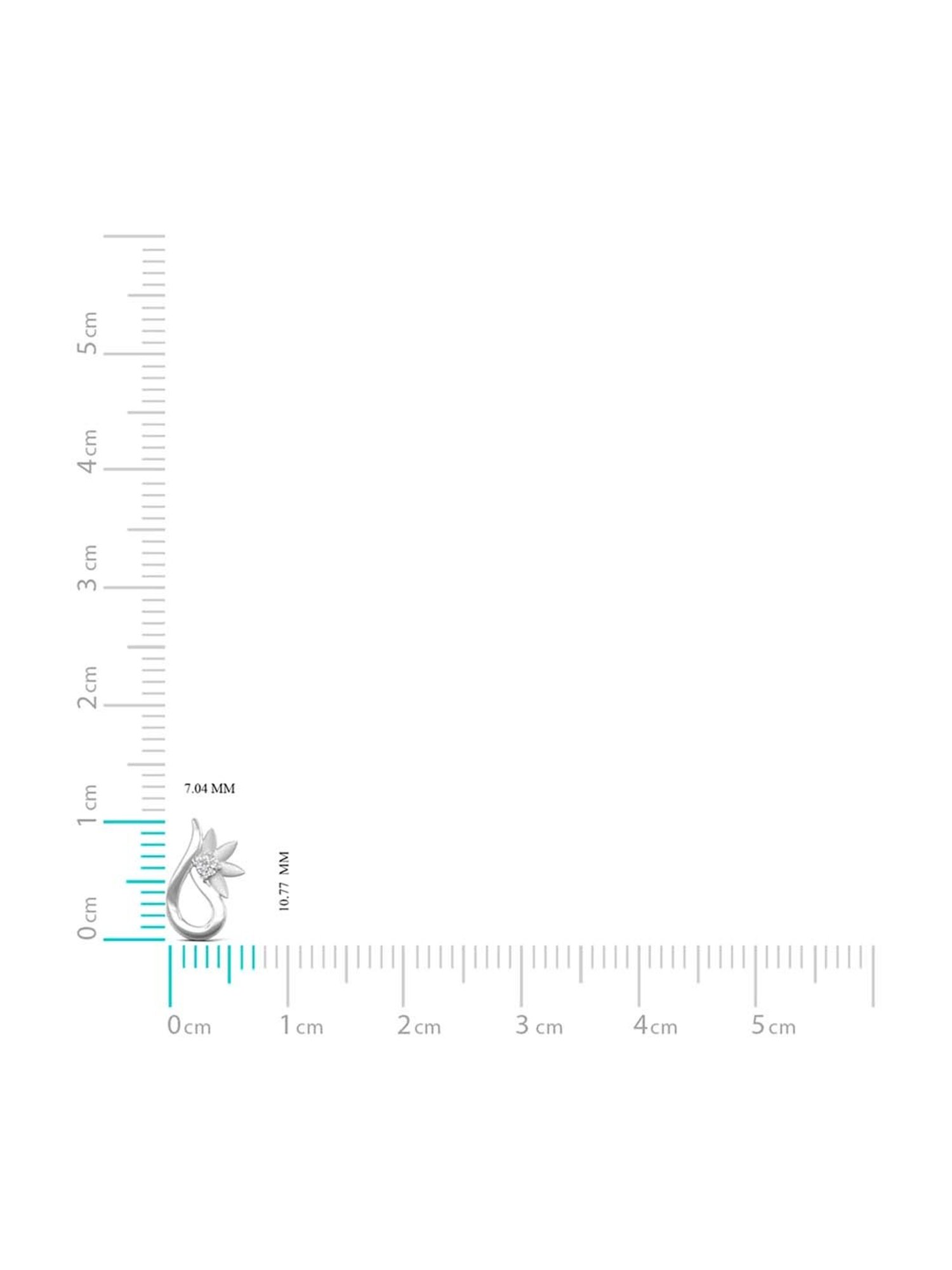 Joyalukkas 950 Platinum & Diamond Earrings for Women