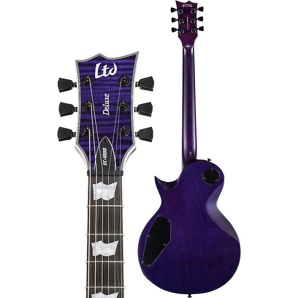 ESP LTD EC-1000 Electric Guitar (See Thru Purple)