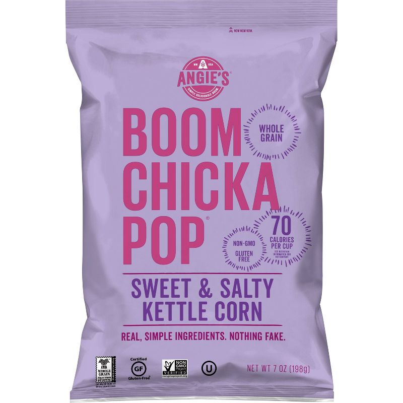 Angie's Boomchickapop Sea Salt & Sweet & Salty Kettle Popcorn Bundle