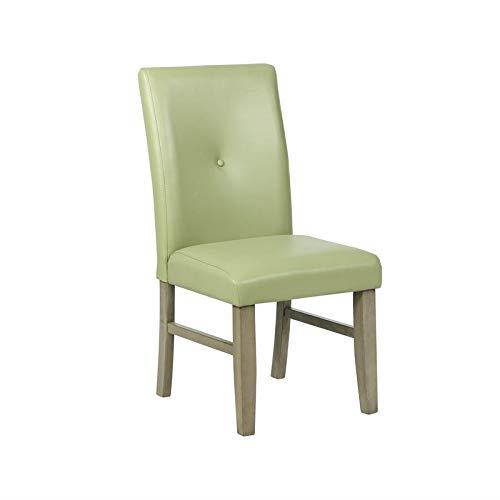Powell D1168D18SCG Breena Side Chair, Green