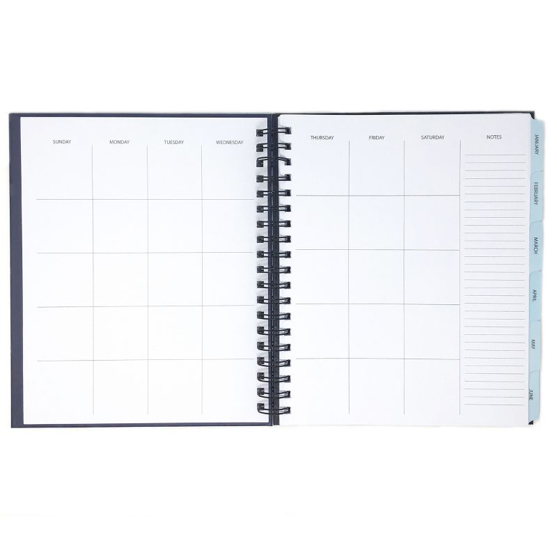 Undated Weekly Planner 8" X 10" Teal Polka Dots - Kahootie Co