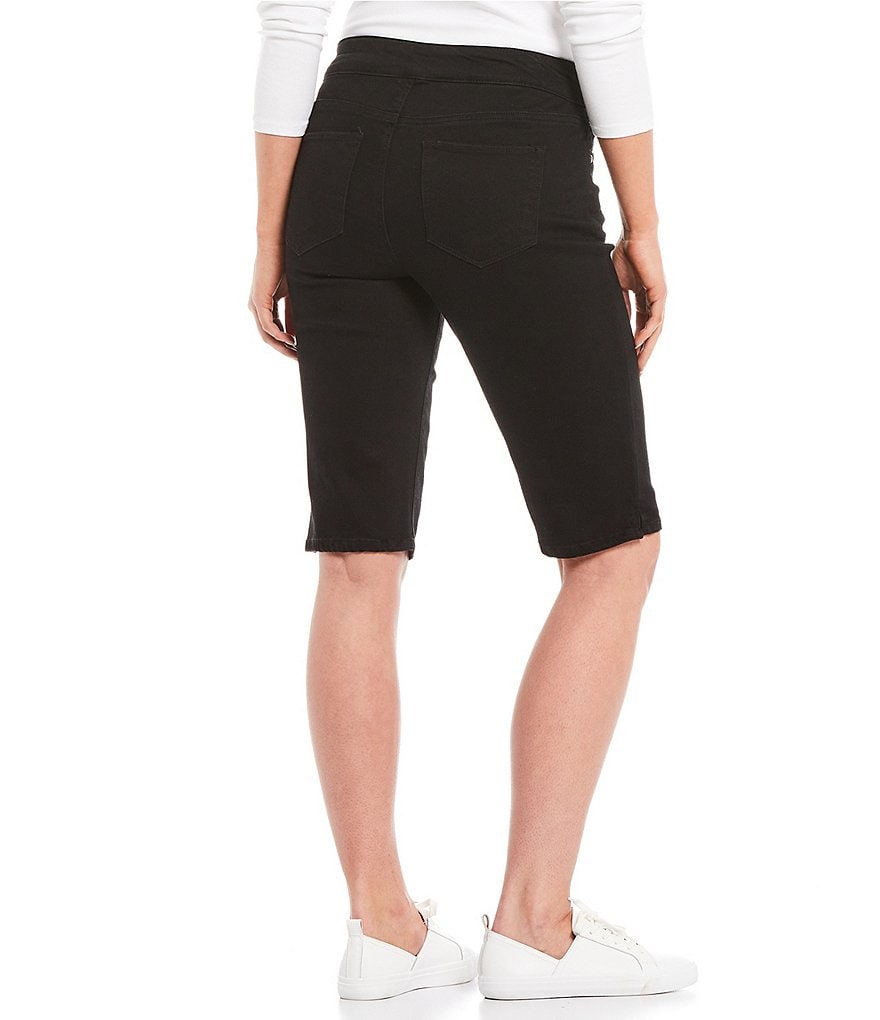 Allison Daley Petite Size True Navy Pull On Bermuda Shorts