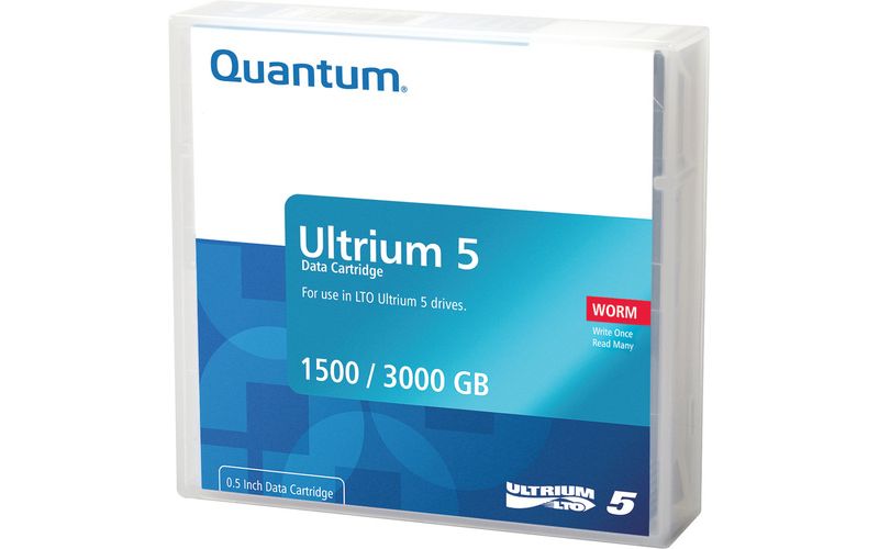 Quantum MR-L5MQN-02 WORM Data Cartridge - LTO-5 - WORM - 1.50 TB (Native) / 3 TB (Compressed)