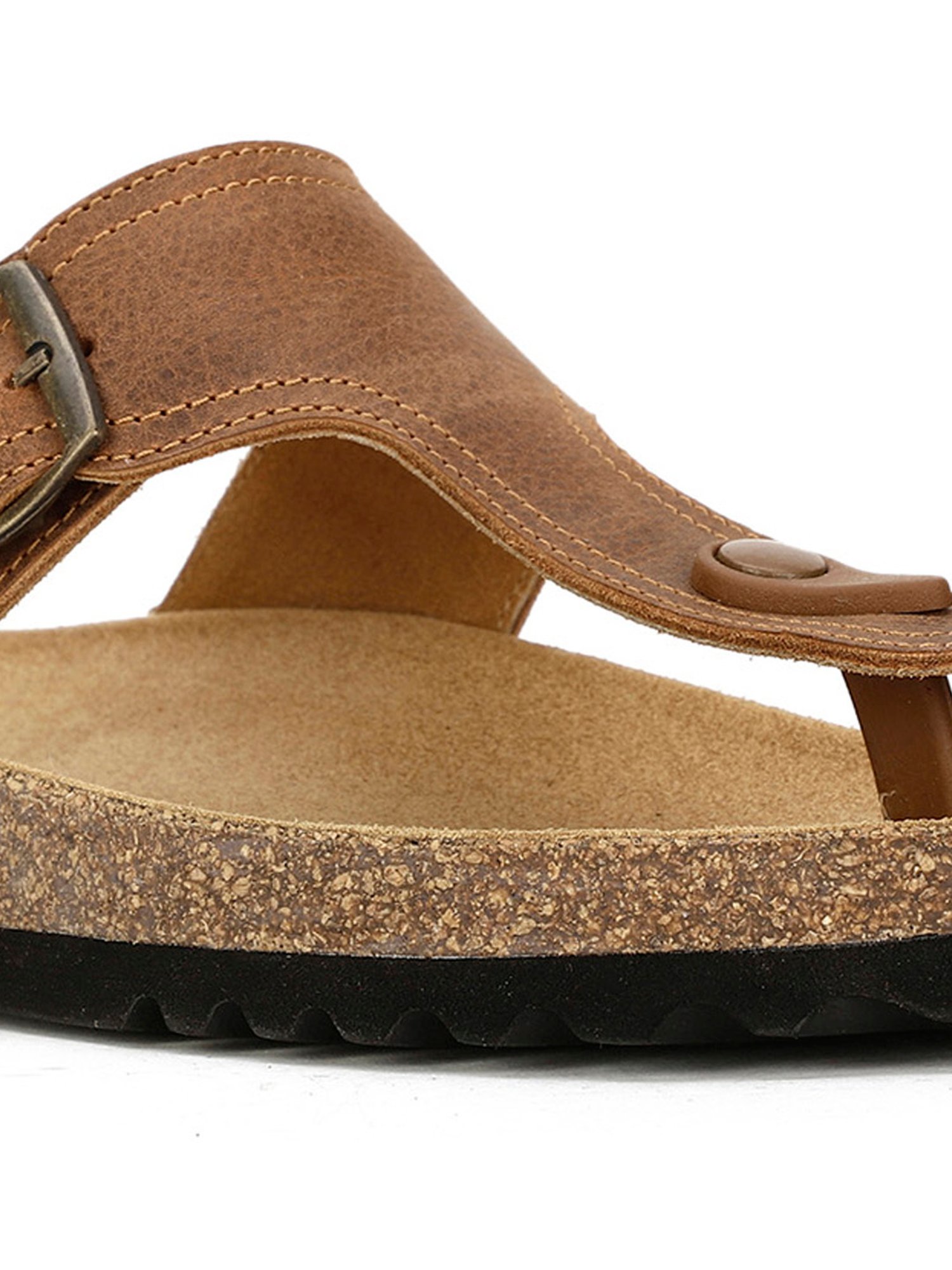 Scholl by Bata Men's Tan Thong Sandals