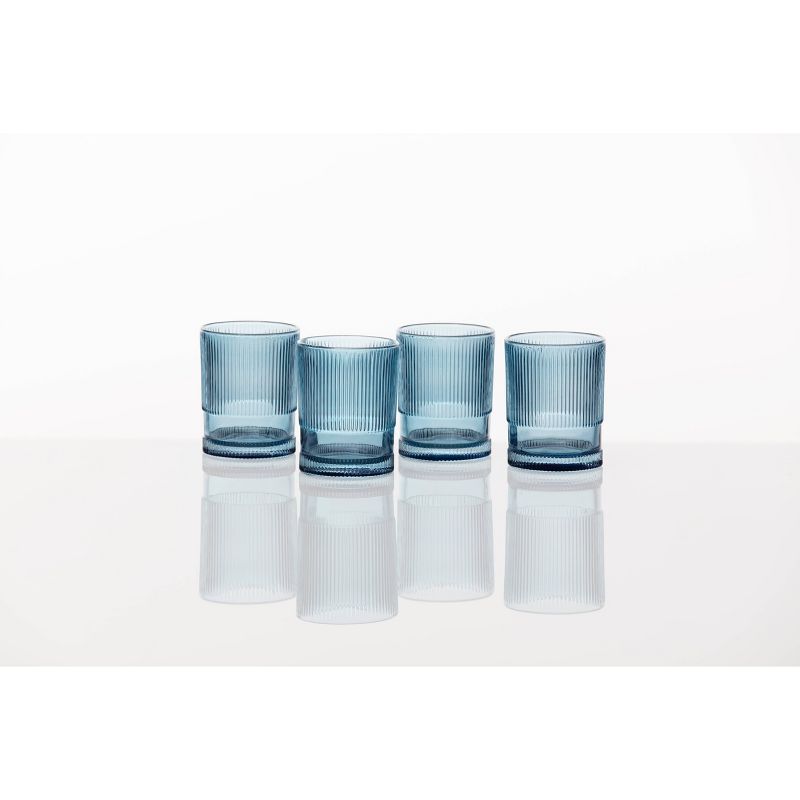 12oz Glass Noho Iced Beverage Glass Blue - Fortessa Tableware Solutions