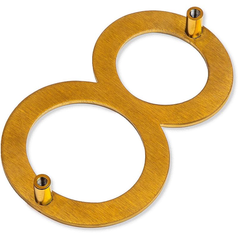 House Numbers Mounting Plate Black 3 Spaces - Hearth & Hand™ with Magnolia